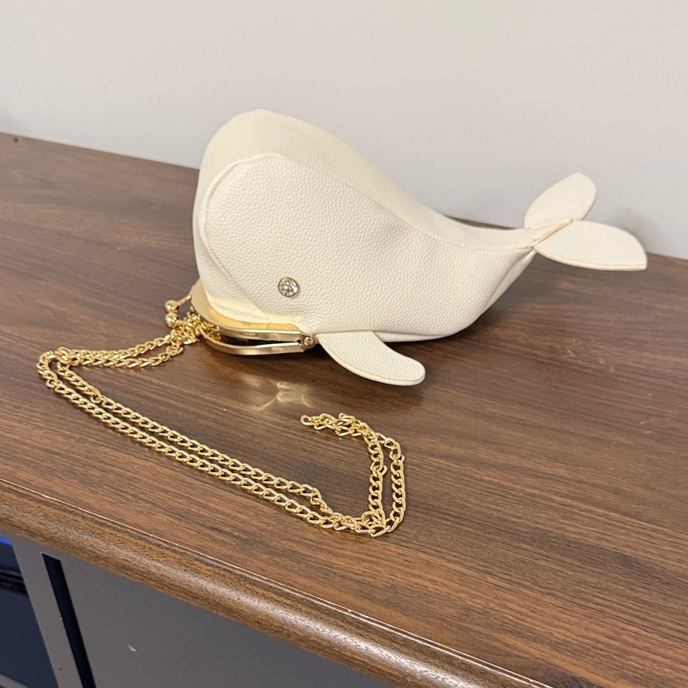 Whale crossbody purse